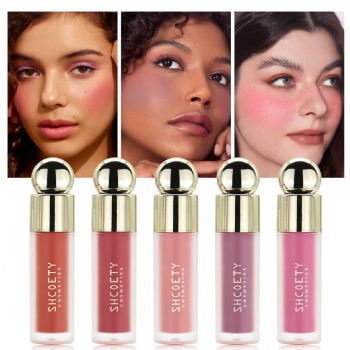 Cross-border explosive liquid blush lips and cheeks double water moisturizing multi-functional natural contouring to lighten the complexion OEM/ODM