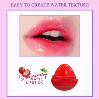 Cross-border hot Europe and the United States moisturizing strawberry lip balm moisturizing lip balm fruity lip gloss cosmetics wholesale makeup  ODM/OEM