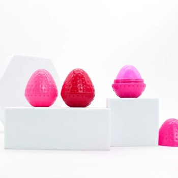 Cross-border hot Europe and the United States moisturizing strawberry lip balm moisturizing lip balm fruity lip gloss cosmetics wholesale makeup  ODM/OEM