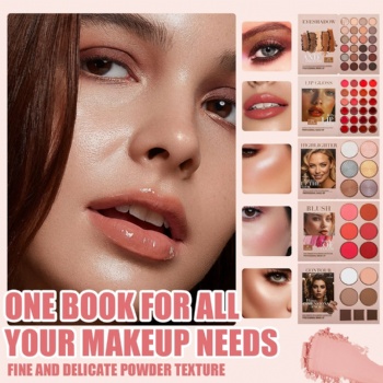 Cross-border explosion 67 color makeup plate five layers of book eye shadow plate matte pearlescent blush contour highlights one    OEM/ODM